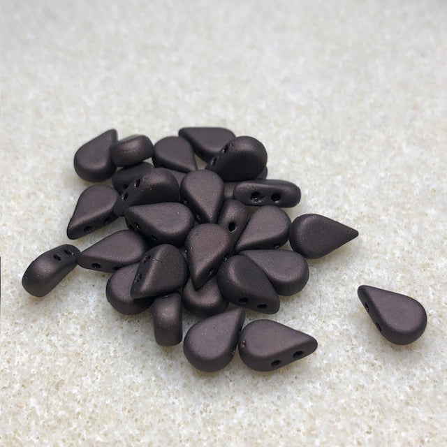 84415 - 5x8 mm Amos Par Puca - Dark Bronze Matte