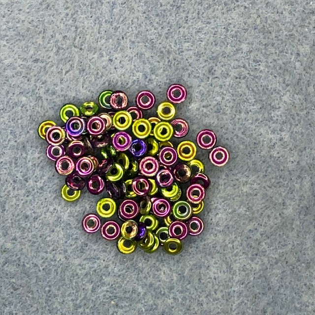 95000 - 1x4mm O-Bead - Crystal Magic Orchid