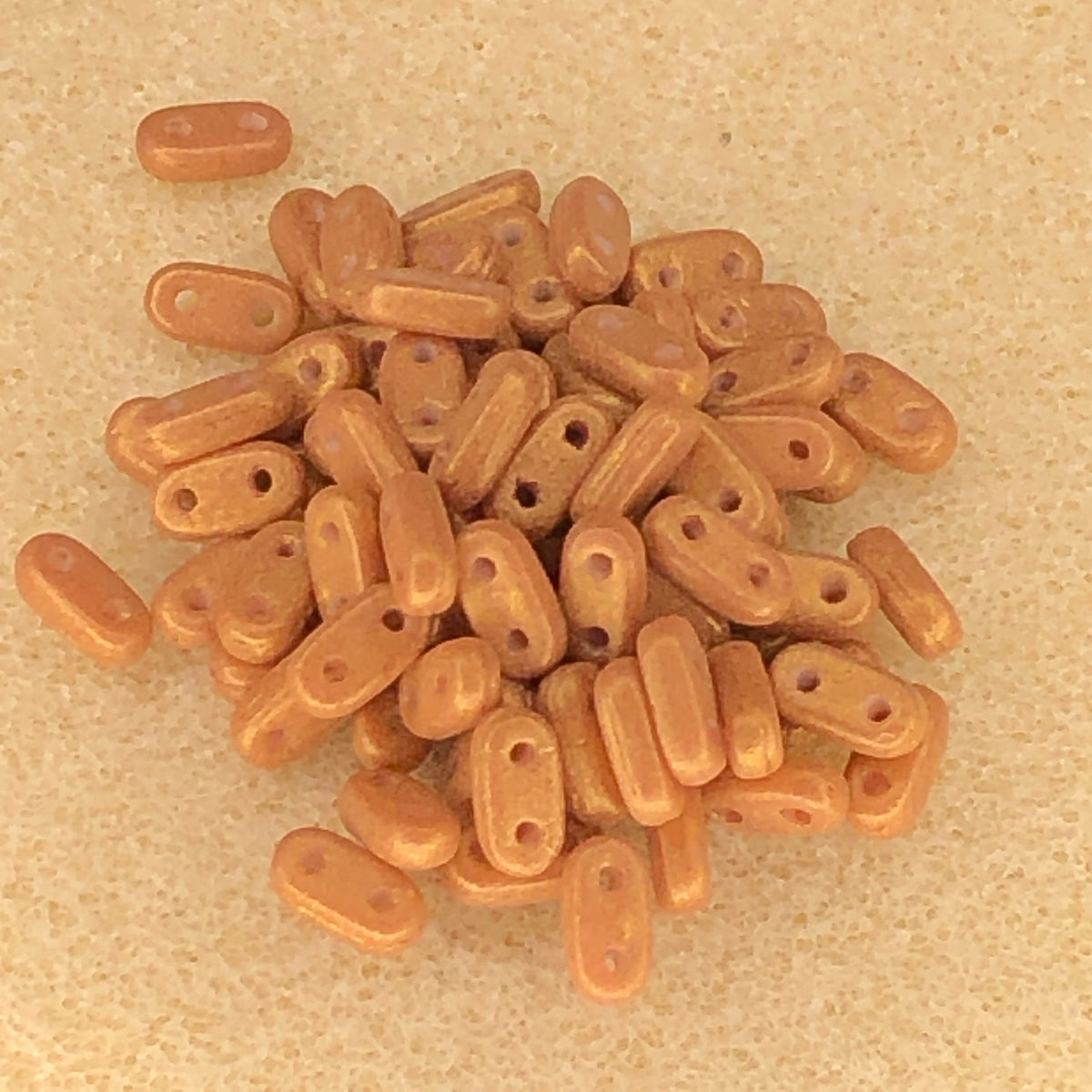 6x2mm CzechMates Bar - Pacifica Macadamia