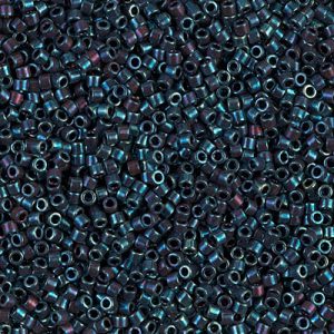 DB0025 - 11/0 Miyuki Delica Seed Beads - Metallic Blue Iris
