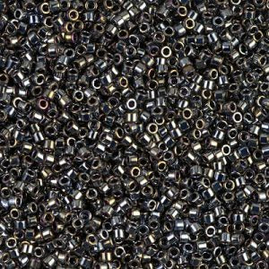DB0026 - 11/0 Miyuki Delica Seed Beads-Metallic Steel Iris