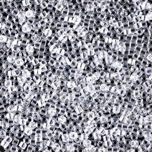 DB0050 - 11/0 Miyuki Delica Seed Beads - Crystal Luster