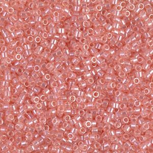 DB0106 - 11/0 Miyuki Delica Seed Beads - Aqua Mist/L Crystal Luster