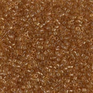 DB0118 - 11/0 Miyuki Delica Seed Bead - Tr Saffron Luster