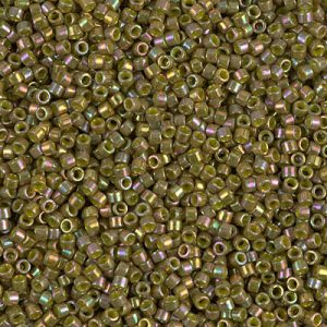 DB0133 - 11/0 Miyuki Delica Seed Bead - Opaque Golden Olive Luster