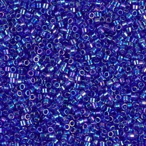 DB0178 - 11/0 Miyuki Delica Seed Bead - Tr Cobalt AB