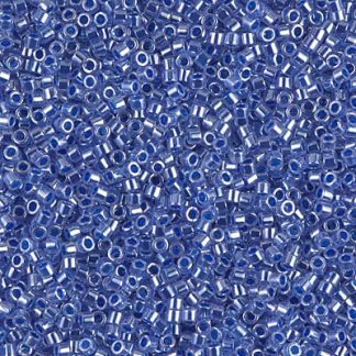 DB0243 - 11/0 Miyuki Delica Seed Bead-Crystal Lined Med Blue Luster