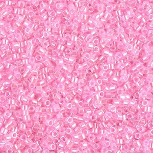 DB0245 - 11/0 Miyuki Delica Seed Bead - Cotton Candy Pink Ceylon