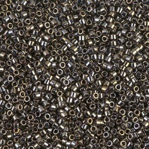 DB0254 - 11/0 Miyuki Delica Seed Beads - Galvanized Tarnished Silver