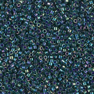 DB0276 - 11/0 Miyuki Delica Seed Beads-Lined Emerald AB