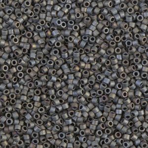 DB0307 - 11/0 Miyuki Delica Seed Beads - Matte Metallic Silver Grey