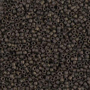 DB0311 - 11/0 Miyuki Delica Seed Beads - Matte Metallic Dark Olive