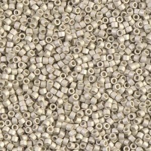 DB0335 - 11/0 Miyuki Delica Seed Beads - Matte Galvanized Silver