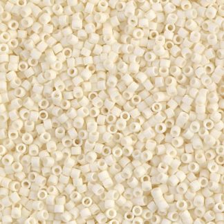DB0352 - 11/0 Miyuki Delica Seed Bead-Matte Opaque Cream