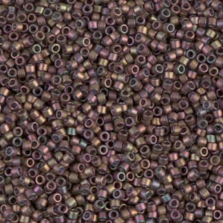 DB0380 - 11/0 Miyuki Delica Seed Bead-Mat Met Khaki Iris