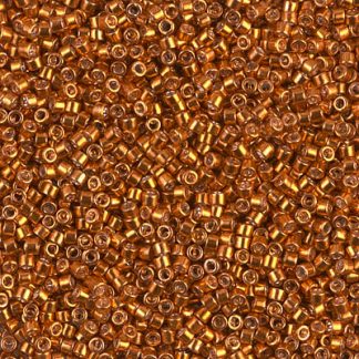 DB0421 - 11/0 Miyuki Delica Seed Bead - Galvanized Tangerine