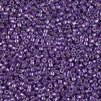 DB0430 - 11/0 Miyuki Delica Seed Bead - Dyed Galvanized Purple