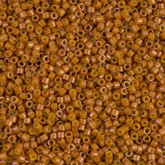 DB0664 - 11/0 Miyuki Delica Seed Beads-Dyed Op Dark Pumpkin