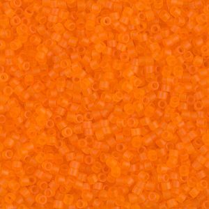 DB0744 - 11/0 Miyuki Delica Seed Bead - Matte Tr Orange