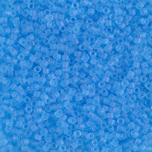 DB0747 - 11/0 Miyuki Delica Seed Bead - Matte Tr Aqua