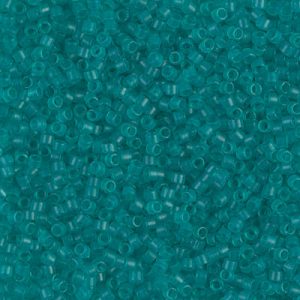 DB0786 - 11/0 Miyuki Delica Seed Bead - Dyed SF Transparent Teal