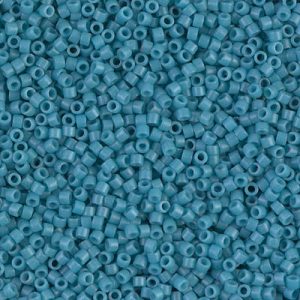 DB0798 - 11/0 Miyuki Delica Seed Beads - Dyed Sf Opaque Capri Blue