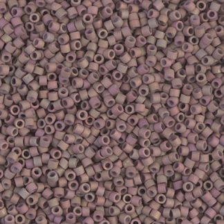 DB1061 - 11/0 Miyuki Delica Seed Beads-Mat Met Dusky Clay AB