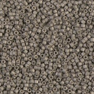 DB1169 - 11/0 Miyuki Delica Seed Bead - Galvanized Mat Pewter