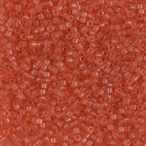 DB1302 - 11/0 Miyuki Delica Seed Bead - Dyed Transparent Peach