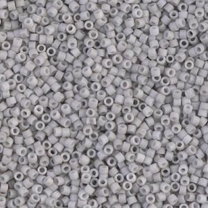 DB1518 - 11/0 Miyuki Delica Seed Beads - Matte Op Light Smoke