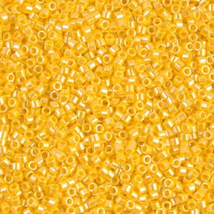 DB1562 - 11/0 Miyuki Delica Seed Beads - Opaque Canary Luster