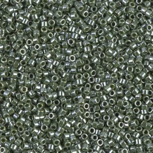 DB1566 - 11/0 Miyuki Delica Seed Bead - Opaque Avacado Luster