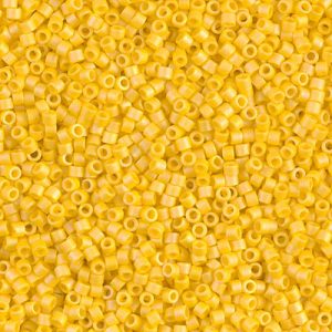 DB1592 - 11/0 Miyuki Delica Seed Beads - Matte Opaque Canary AB