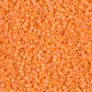 DB1593 - 11/0 Miyuki Delica Seed Beads - Mat Op Mandarin AB