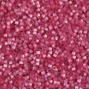 DB1807 - 11/0 Miyuki Delica Seed Beads - Dyed Rose Silk Satin
