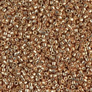 DB1834 - 11/0 Miyuki Delica Seed Beads-DC Galv Champagne