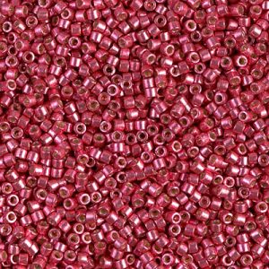 DB1841 - 11/0 Miyuki Delica Seed Bead - DC Galv Light Cranberry