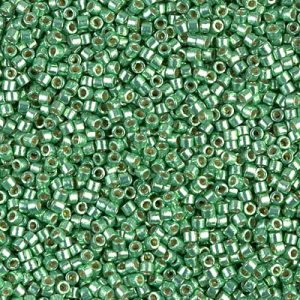 DB1844 - 11/0 Miyuki Delica Seed Bead - DC Galv Dark Mint Green