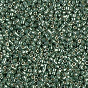 DB1845 - 11/0 Miyuki Delica Seed Beads - DC Galvanized Sea Green