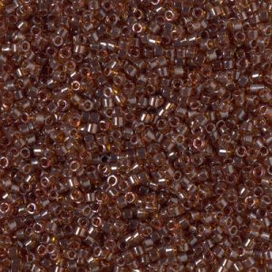 DB1891 - 11/0 Miyuki Delica Seed Beads - Tr Dk Topaz Luster