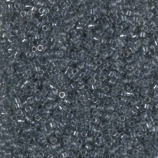 DB1897 - 11/0 Miyuki Seed Beads - Tr Grey Luster-Miyuki Delica