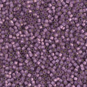 DB2182 - 11/0 Miyuki Delica Seed Beads-Duracoat SF S/L Dyed Lilac