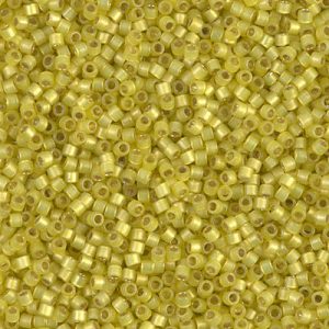 DB2187 - 11/0 Miyuki Delica Seed Beads - DC SF S/L Dyed Citron