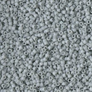 DB2281 - 11/0 Miyuki Delica Seed Beads-Matte Opaque Glazed Shark Fin