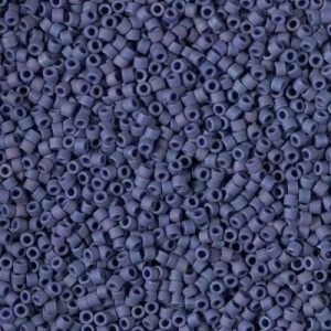 DB2319 - 11/0 Miyuki Delica Seed Beads-Mat Op Glazed Navy AB