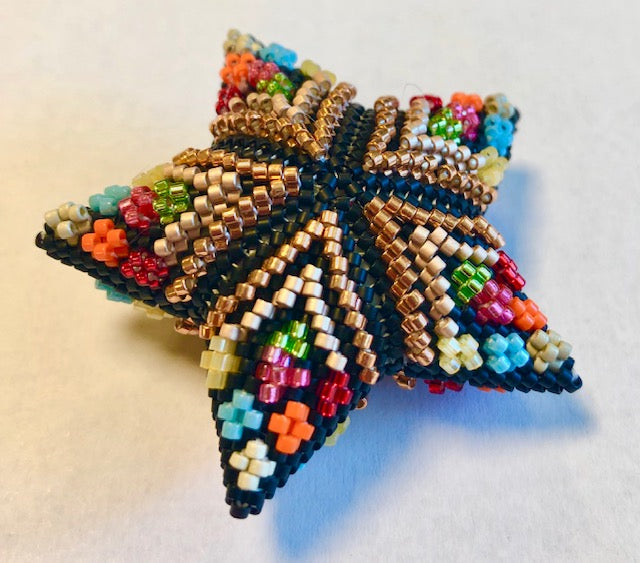 Pocketful of Posies 3D Puffy Peyote Star
