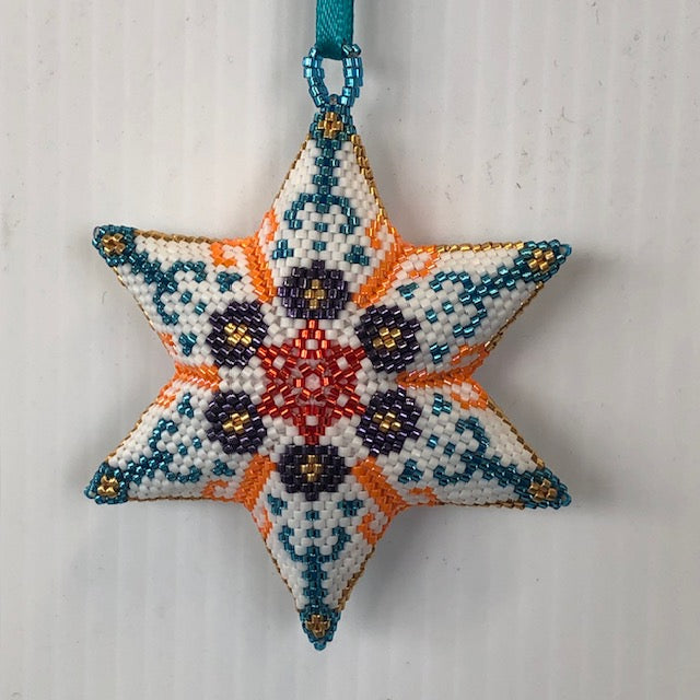 Alpenstock 3D Puffy Peyote Star
