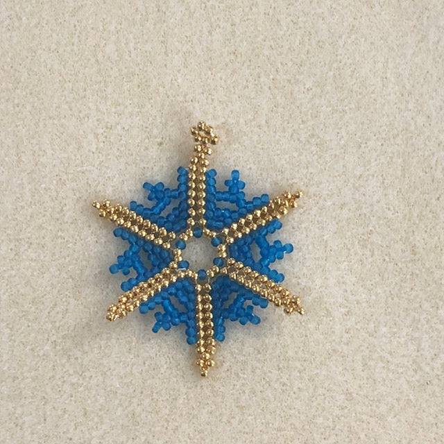 Wendy Beaded Snowflake Pattern Tutorial