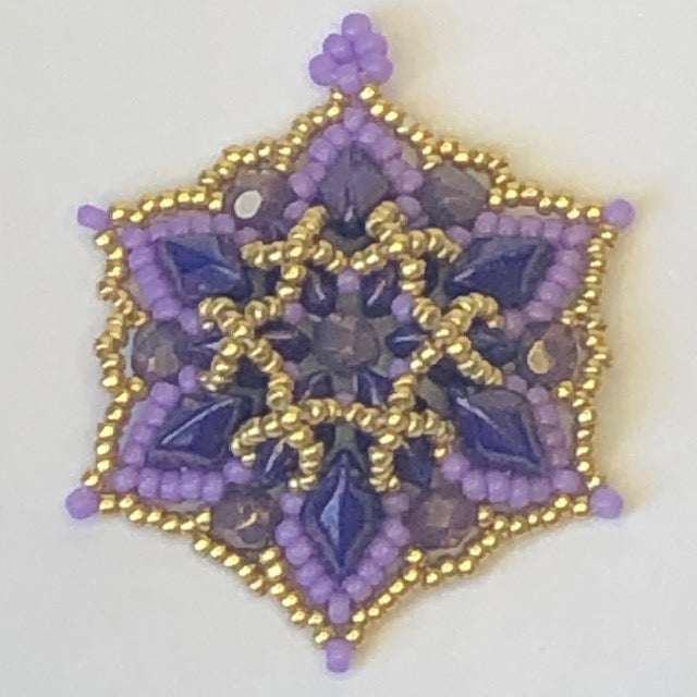 Maryann Beaded Snowflake Pattern Tutorial