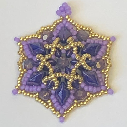 Maryann Beaded Snowflake Pattern Tutorial